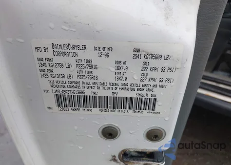 2007 Jeep Liberty Sport z USA, uszkodzony, nr VIN 1J4GL48K37W613685